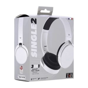 SINGLE 2 - Casque sans fil Bluetooth 5.0 BLANC