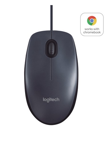 SOURIS LOGITECH B100 Optique fil (OEM) USB 910-003357 * NOIRE – Image 1