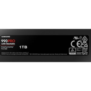 Disque Dur SSD SAMSUNG 990 PRO 1To M.2 NVMe PCIe +Rad. * MZ-V9P1T0GW