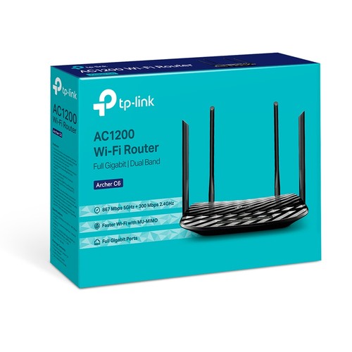 TP-LINK Archer C6 c3.2 * PA/Routeur WiFi AC1200 4xGbLAN Dual MU-MIMO – Image 4