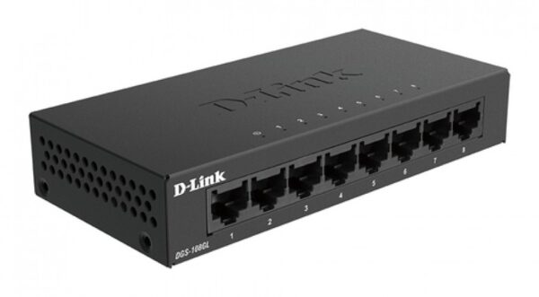 D-LINK DGS-108GL * Switch 8 PORTS 10/100/1000 Boitier Métal