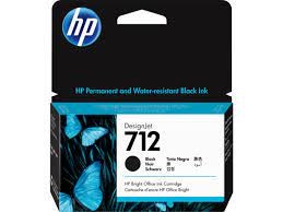 HP 712 38-ml Black DesignJet Ink Cartridge (MC50)