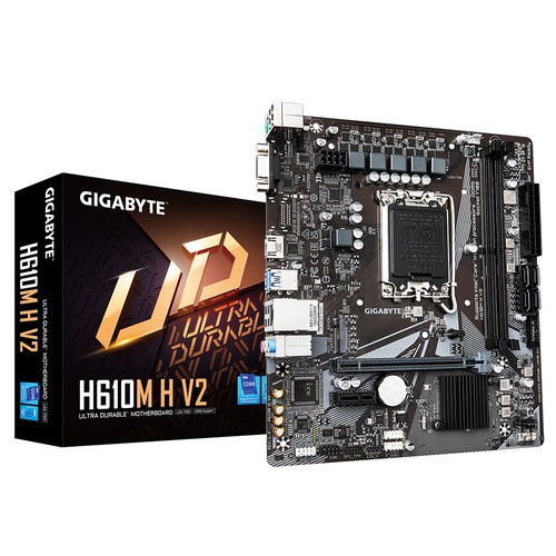 CM GIGABYTE H610M H V2 DDR5 (s1700) 2DDR5 PCIe16 VGA/HDMI mATX – Image 1