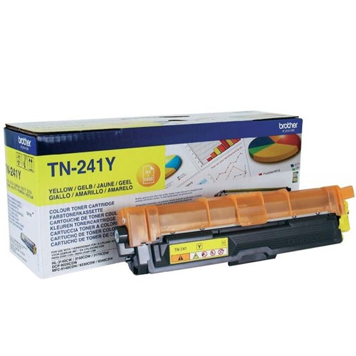 Brother TN241Y toner Jaune 1400 p – Image 1