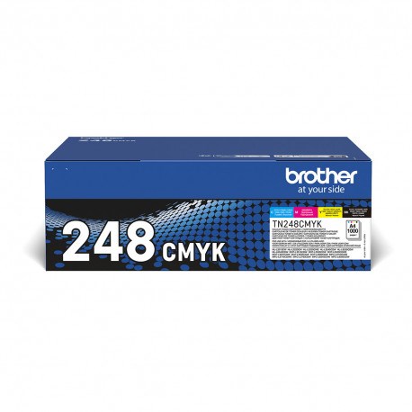 Brother TN248VAL Pack Toner Noir + CL – Image 1