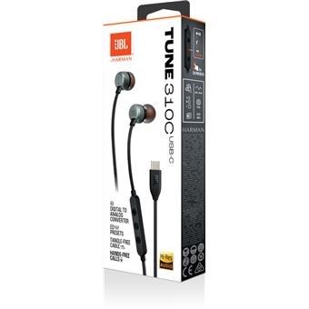 Écouteurs filaires Hi-Res, son Pure Bass JBL, USB-C, câble – Image 1