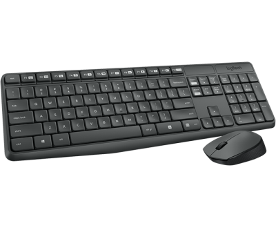 PACK CLAVIER SOURIS LOGITECH MK235 SS FIL – Image 1