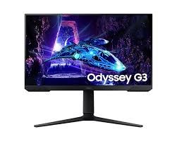 Ecran Gaming Odyssey G3 24"Full HD (1080p)-180Hz-1ms-3,000:1 1xHDMI (2.0), 1xDP (1.4), prise casque-Supporte AMD FreeSync Pied ergonomique : HAS/Tilt/Swivel