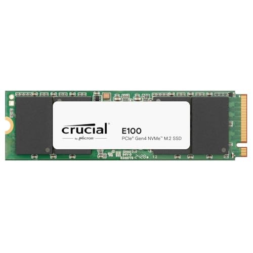 Disque Dur SSD CRUCIAL E100 1To M.2 NVMe * CT1000E100SSD8
