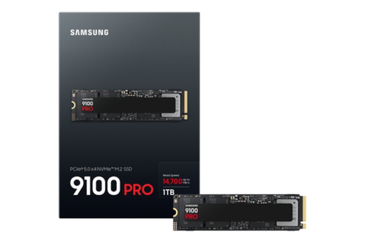 Disque Dur SSD SAMSUNG 9100 PRO 1To M.2 NVMe PCIe 5.0 * MZ-VAP1T0BW – Image 1