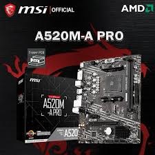 Carte-mère MSI A520M-A PRO - A520/AM4/mATX