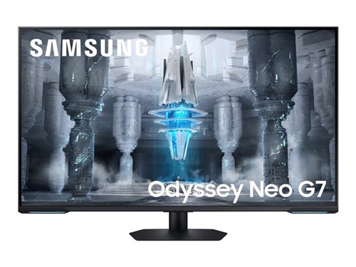 Odyssey Neo G7 43" 3840 x 2160 @ 144 Hz- 1ms- 16/9 Rotation • Inclinaison • Hauteur, Hub USB HDMI (x2) • DisplayPort