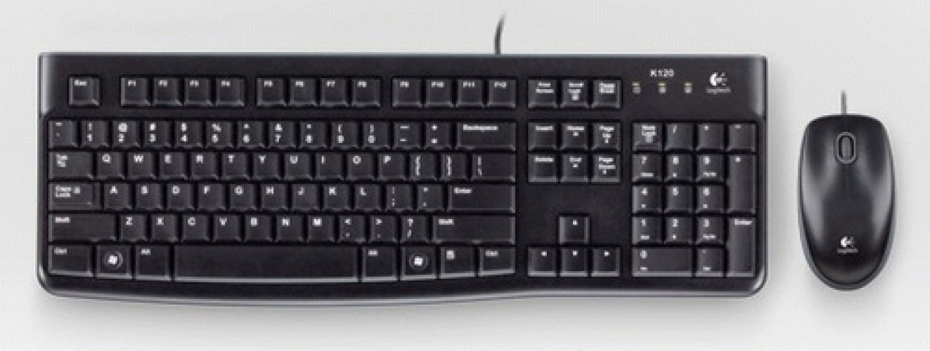 CLAVIER & SOURIS LOGITECH MK120 Desktop filaire USB – Image 2