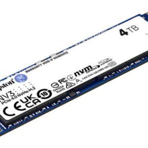 Disque Dur SSD Kingston NV3S 4To M.2 NVMe PCIe (Nu) 2280