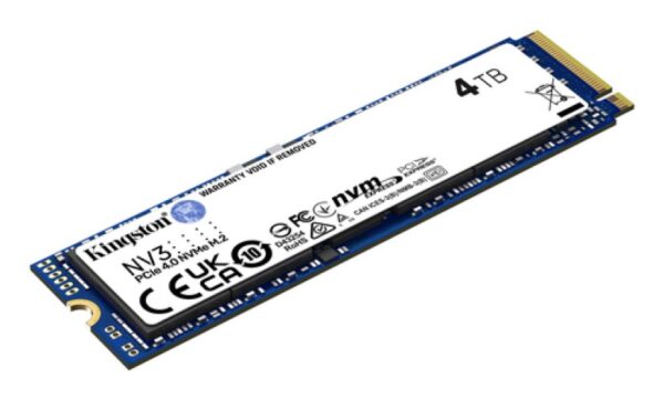 Disque Dur SSD Kingston NV3S 4To M.2 NVMe PCIe (Nu) 2280