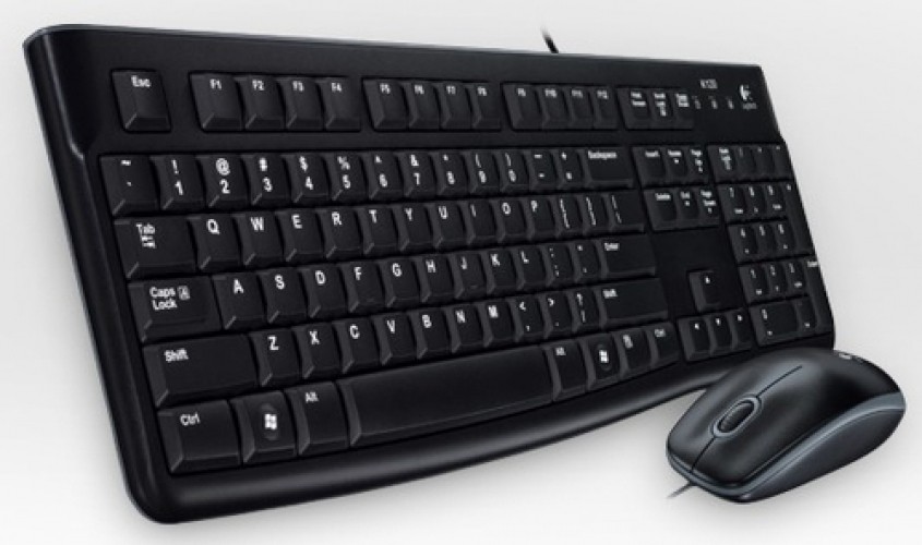 CLAVIER & SOURIS LOGITECH MK120 Desktop filaire USB – Image 1