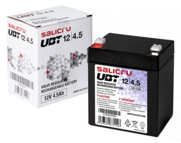 SALICRU BATTERIE AGM pour ONDULEUR UBT 12V / 4,5Ah