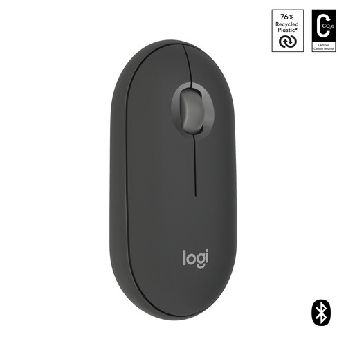 SOURIS LOGITECH M350s Pebble Mouse 2 Bluetooth * Graphite