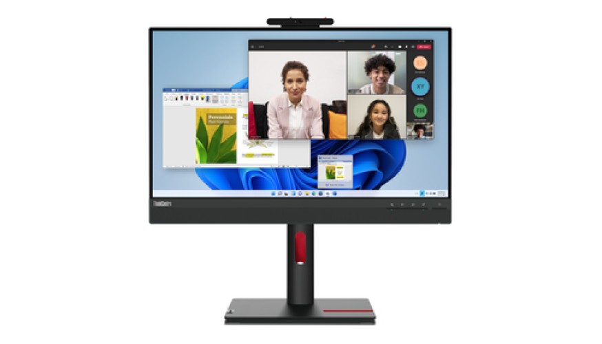 LED 23,8 wide * LENOVO TiO-24 4ms FHD DP/HDMI USB-C +Cam HP HAS * 3Y – Image 1