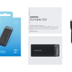 Disque Dur SSD Portable SAMSUNG T5 EVO 2To Noir USB3.2 * MU-PH2T0S – Image 4