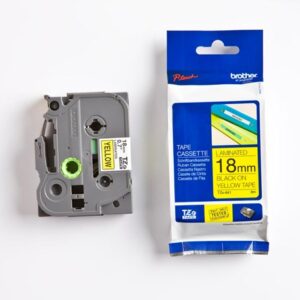 RUBAN noir/jaune (18mm)