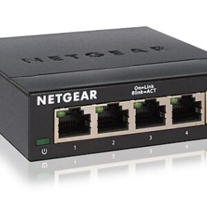 SWITCH NON MANAGEABLE 5 PORTS 10/100/1000 RJ45 METAL