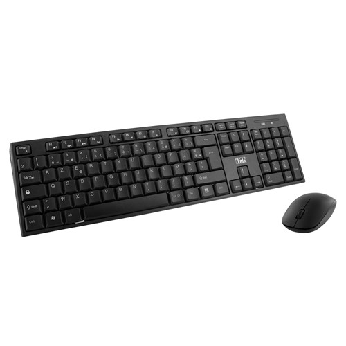 Clavier sans fil avec 105 touches + Souris Combo Azerty