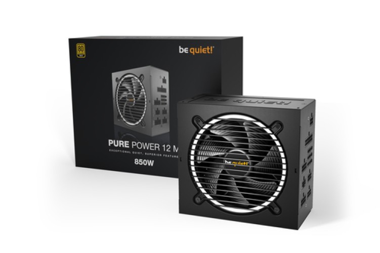 ALIMENTATION BE QUIET! ATX 850W - Pure Power 12 M 80+ Gold - BN344 – Image 1