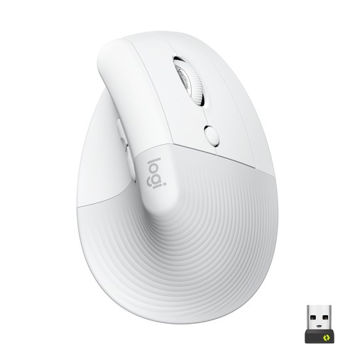 SOURIS LOGITECH LIFT Vertical Ergo s/fil+BTO Droitier Gris 910-006473