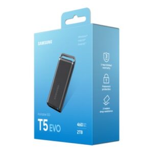 Disque Dur SSD Portable SAMSUNG T5 EVO 2To Noir USB3.2 * MU-PH2T0S – Image 3
