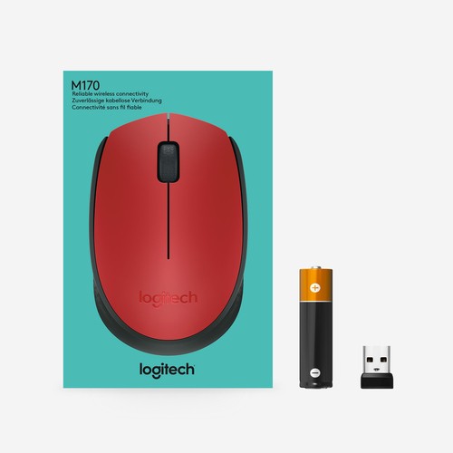 SOURIS LOGITECH M171 Optique s/fil Nano USB * Rouge