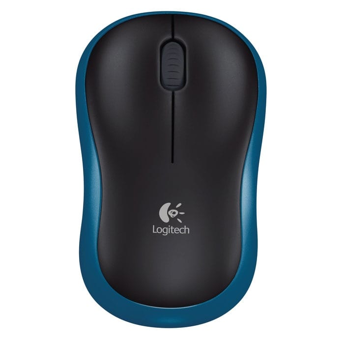 Logitech Wireless Mouse M185 (Bleu) – Image 1