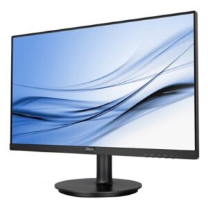 Écran PHILIPS 21.5" 1920 x 1080, Dalle VA, Luminosité : 200 cd/m² 4000:1, 4 ms, HDMI / VGA, Haut-parleurs, Noir texturé