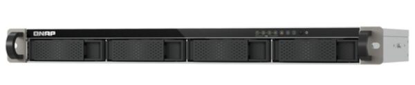 NAS QNAP TS-433-EU 1U Quad 2,0GHz 4Go 4xSATA3 2,5 GbE rackable