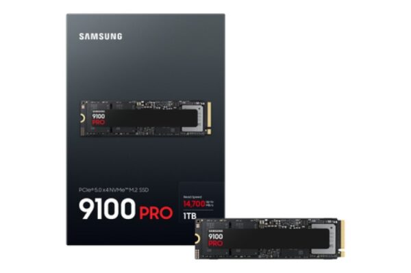 Disque Dur SSD SAMSUNG 9100 PRO 1To M.2 NVMe PCIe 5.0 * MZ-VAP1T0BW