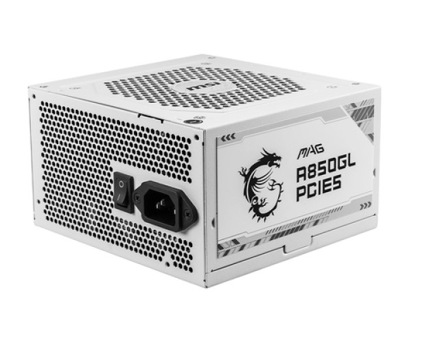 ALIMENTATION MSI ATX 850W 80+ GOLD FM - MAG A850GL * Blanc – Image 1