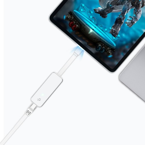 TP-LINK UE300C Adaptateur USB-C vers GbLAN 10/100/1000 * Blanc