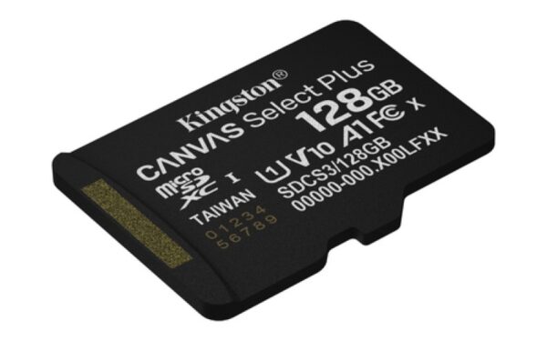 MicroSD 128Go Kingston UHS-I Canvas Select+ c10 U1 * TCP 3.40€ incl.
