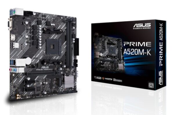 CM ASUS PRIME A520M-K (AM4) 2DDR4-4600 HDMI/VGA mATX