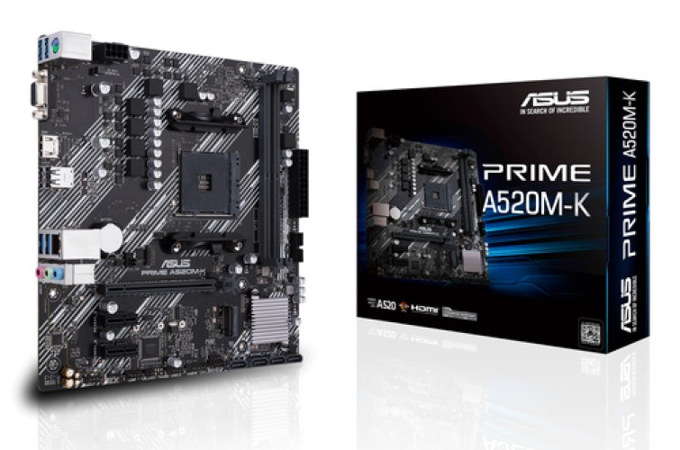 CM ASUS PRIME A520M-K (AM4) 2DDR4-4600 HDMI/VGA mATX – Image 1