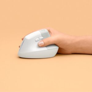 SOURIS LOGITECH LIFT Vertical Ergo s/fil+BTO Droitier Gris 910-006473 – Image 3