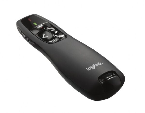 LOGITECH R400 Pointeur Laser s/fil (Rouge 15m) +étui * 910-001356