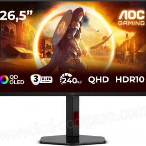 AOC Gaming Q27G4ZDR - G4 Series - moniteur OLED - QHD - 27" - HDR