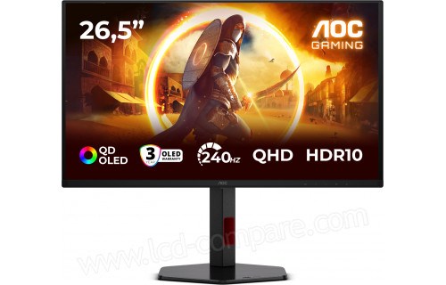 AOC Gaming Q27G4ZDR - G4 Series - moniteur OLED - QHD - 27" - HDR