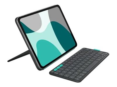 LOGITECH Flip Folio - Clavier + Etui - AZERTY - Français GRAPHITE