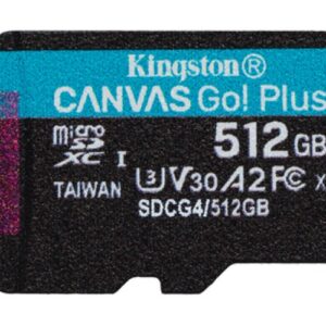 MicroSD 512Go Kingston UHS-I Canvas Go!+ c10 U3 V30 * TCP 4.60€ incl. – Image 2
