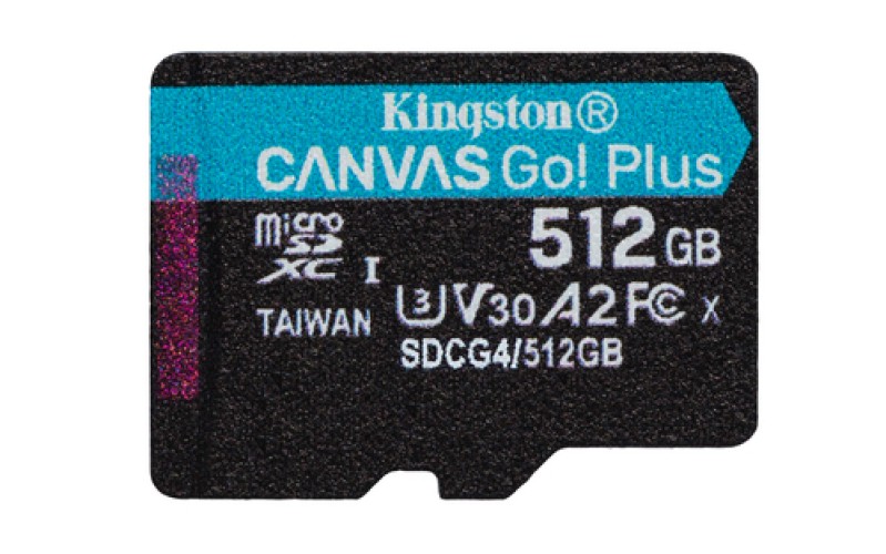 MicroSD 512Go Kingston UHS-I Canvas Go!+ c10 U3 V30 * TCP 4.60€ incl. – Image 2