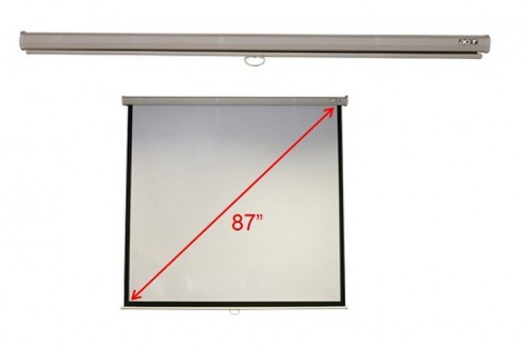 ECRAN VIDEOPROJECTEUR ACER M87-S01MW 70 (1:1) 178x181cm – Image 1