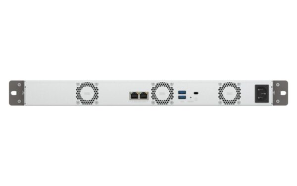 NAS QNAP TS-433-EU 1U Quad 2,0GHz 4Go 4xSATA3 2,5 GbE rackable