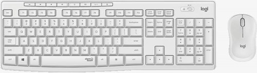 & LOGITECH MK295 Silent Wireless Combo - OFF WHITE - FRA